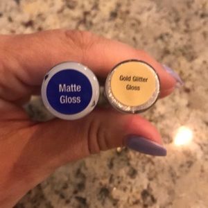 Glitter and matte LipSense
